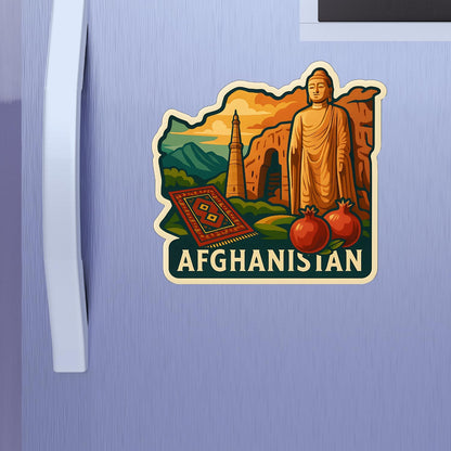 Zesta Afghanistan wooden fridge magnet - image 2
