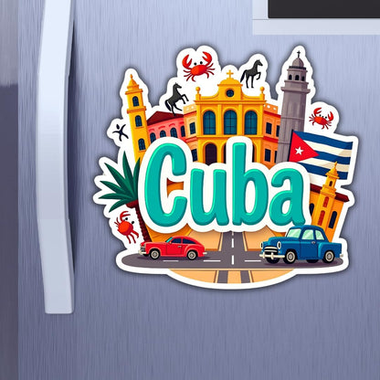 Zesta Cuba wooden fridge magnet - image 2