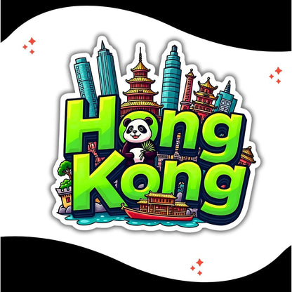 Zesta Hong Kong wooden fridge magnet - image 2
