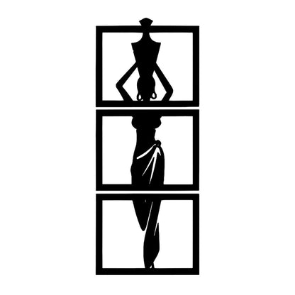 Zesta Single Woman MDF wooden wall hanging - image 2