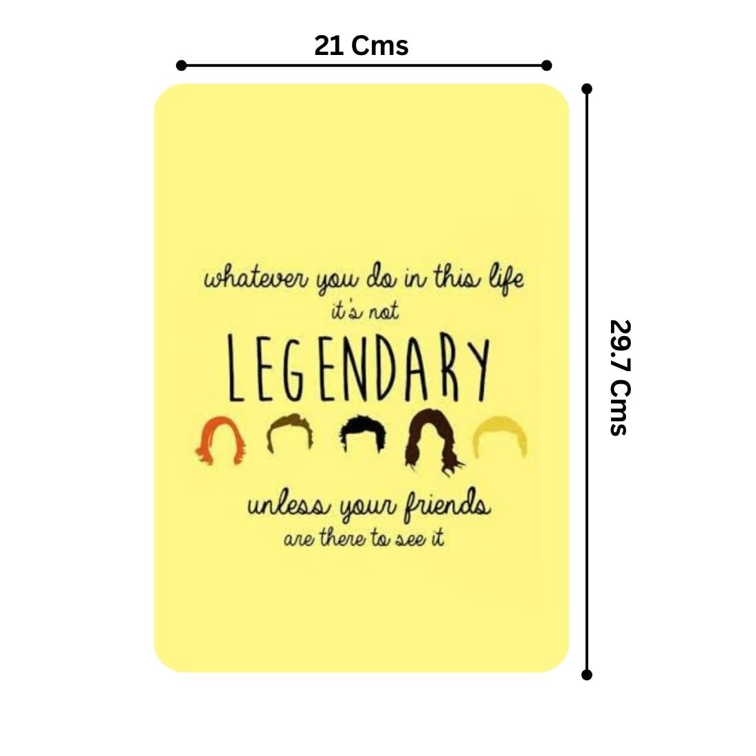 Zesta How I Met Your Mother – Design 2 self-adhesive MDF wooden wall hanging - image 2