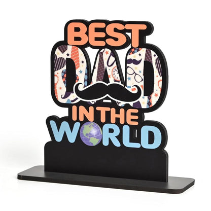 Zesta Best Dad (2) Wooden Table Top Decor – image 2
