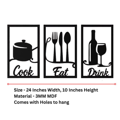 Zesta Kitchen New MDF wooden wall hanging - image 2