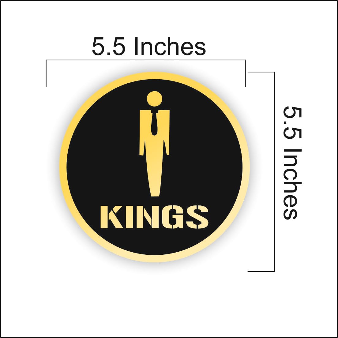 Zesta Men Women Self-Adhesive Acrylic Office Sign – image 2