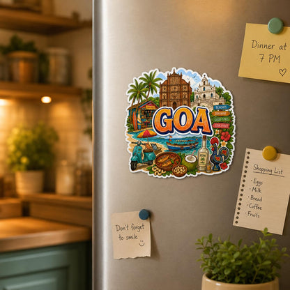 Zesta Goa wooden fridge magnet - image 3