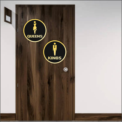 Zesta Men Women Self-Adhesive Acrylic Office Sign – image 3
