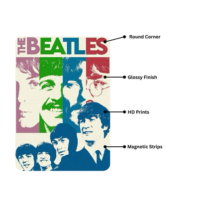 Zesta Beatles self-adhesive MDF wooden wall hanging - image 3