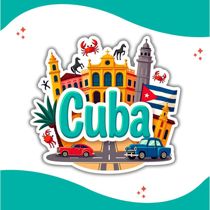 Zesta Cuba wooden fridge magnet - image 3