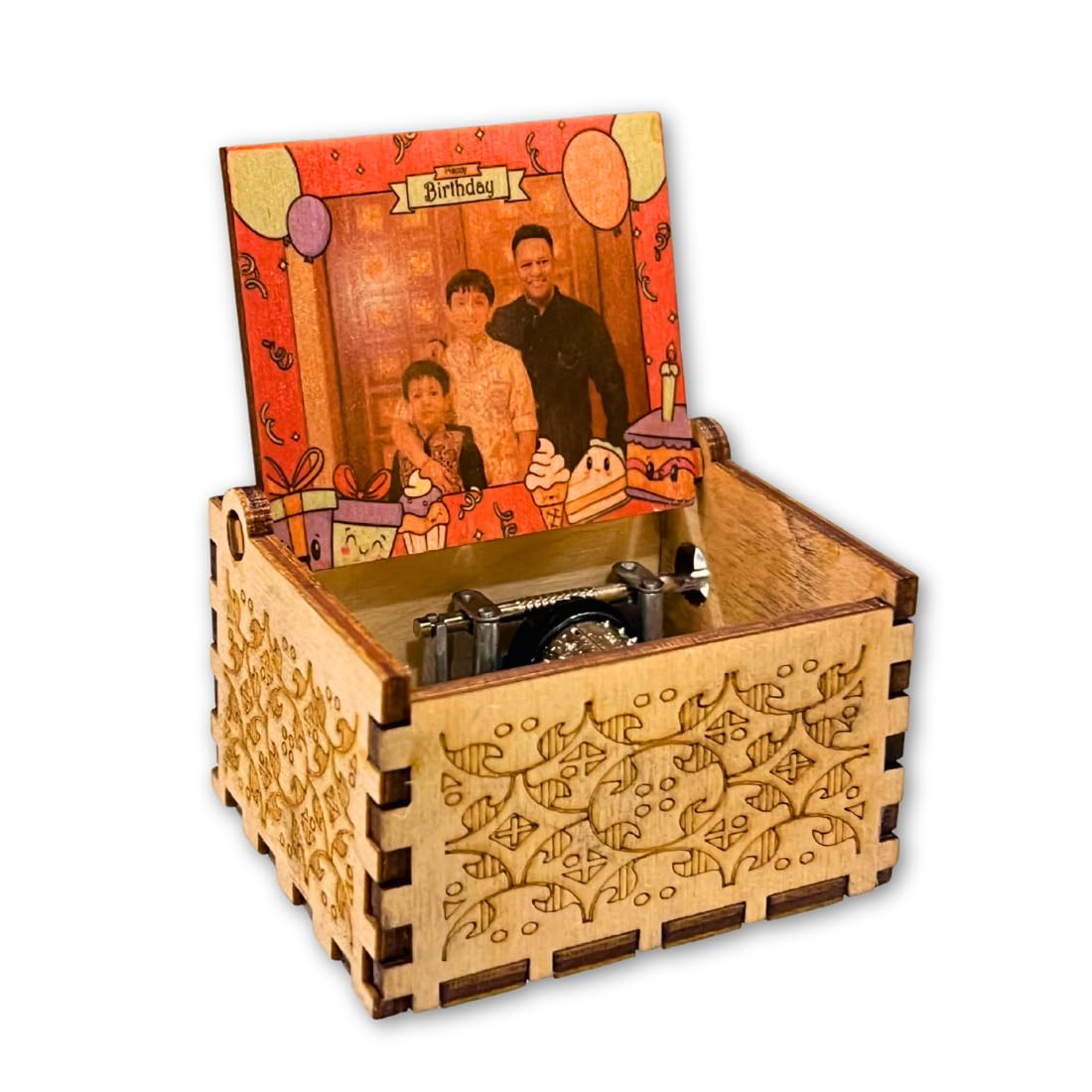 Zesta Birthday Personalised Photo Music Box – image 3