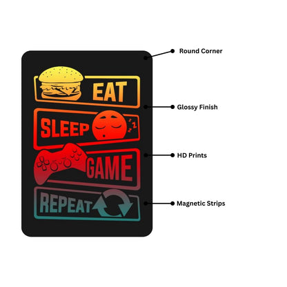 Zesta Gamer – Design 2 self-adhesive MDF wooden wall hanging - image 3