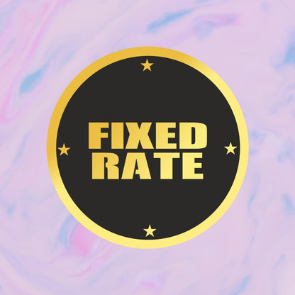 Zesta Fixed Rate self-adhesive acrylic sign - image 3