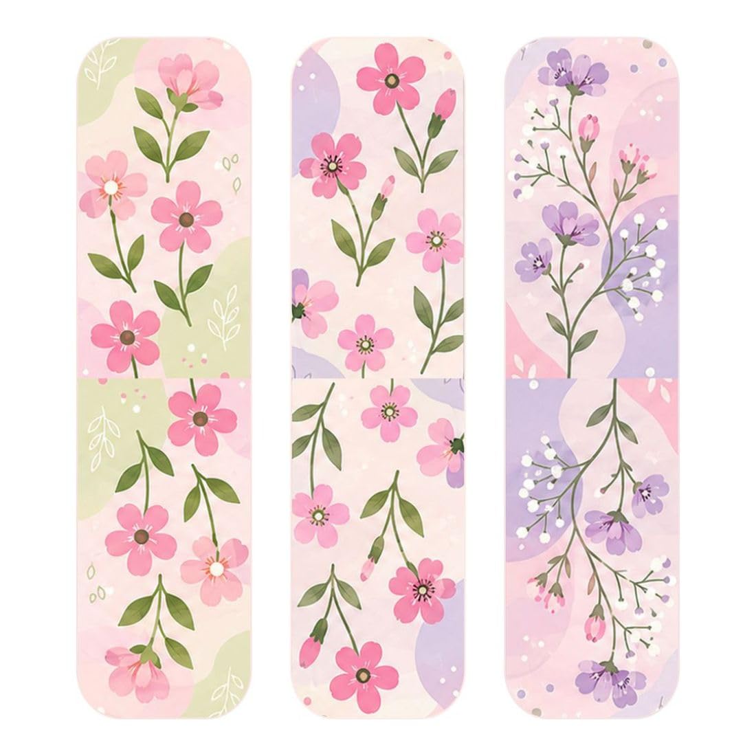 Zesta Pastel Flowers Magnetic Bookmarks – Set of 7 – image 3