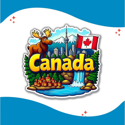 Zesta Canada wooden fridge magnet - image 3