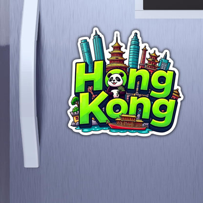 Zesta Hong Kong wooden fridge magnet - image 3