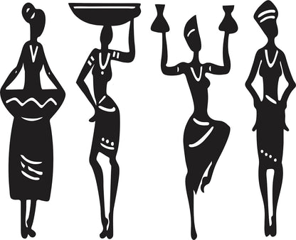 Zesta Indian Women MDF wooden wall hanging - image 3