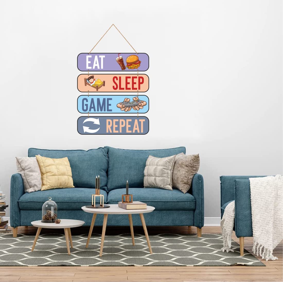 Zesta Gamer Room MDF wooden wall hanging - image 3