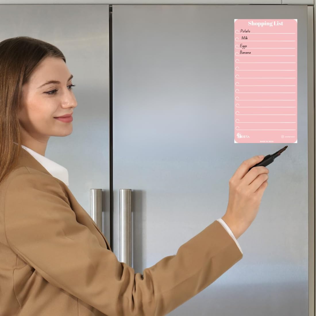 Zesta Pastel Rewritable Magnetic Fridge Planner – image 7