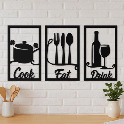 Zesta Kitchen New MDF wooden wall hanging - image 3
