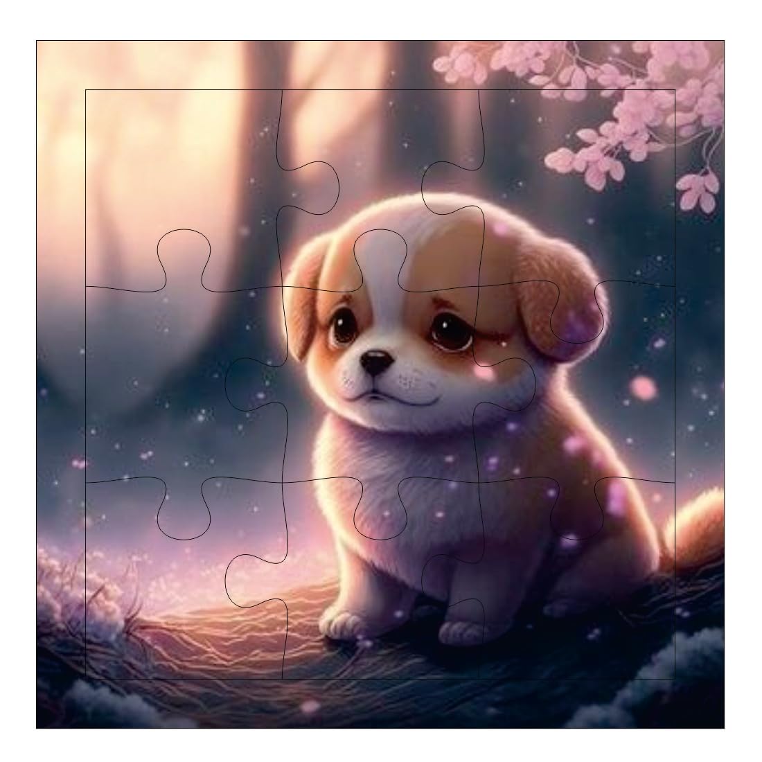 Otidge Dogs wooden jigsaw puzzles, pack of 4 - image 3
