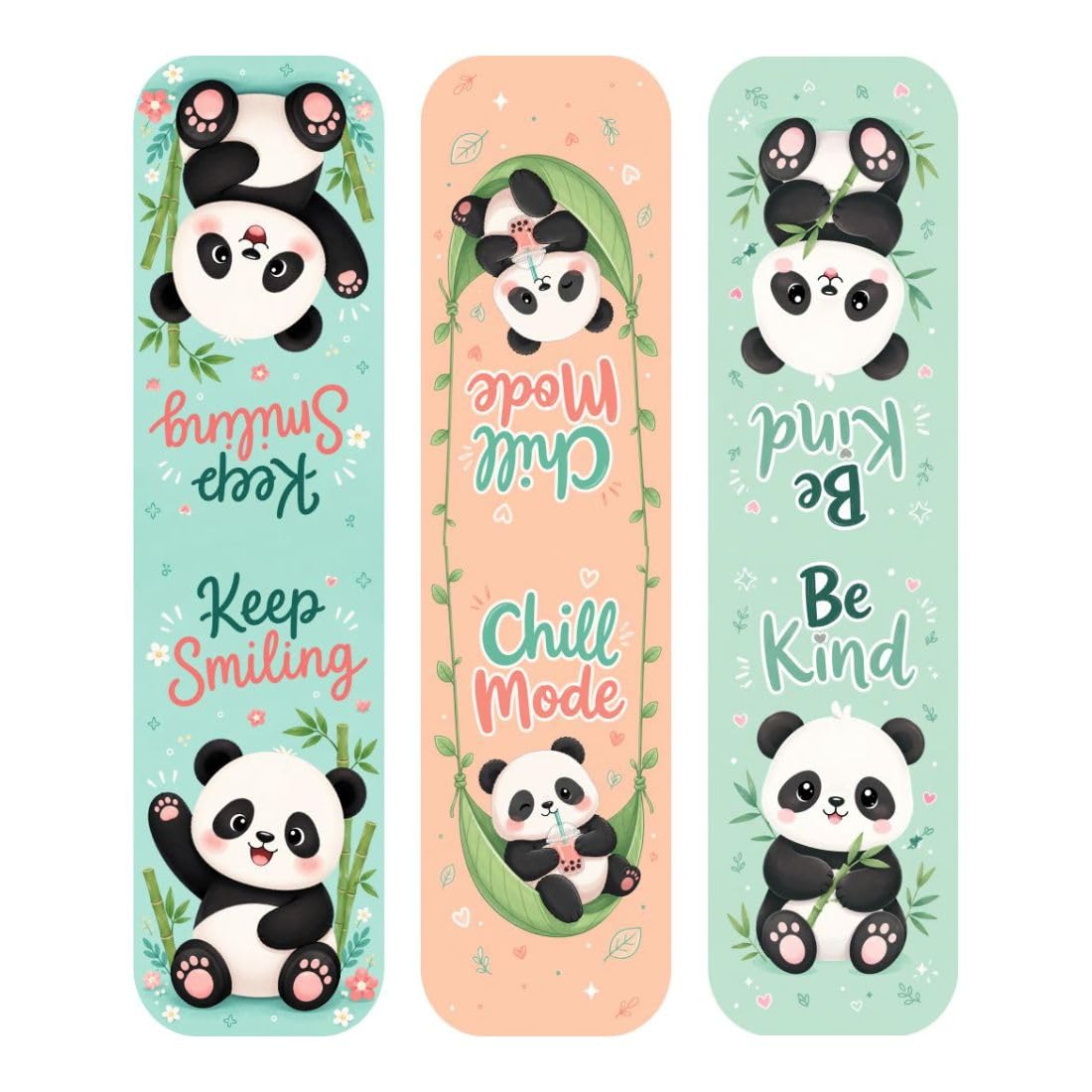 Zesta Panda New Magnetic Bookmarks – Set of 7 – image 3