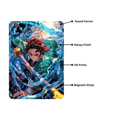 Zesta Demon Slayer – Design 6 self-adhesive MDF wooden wall hanging - image 3