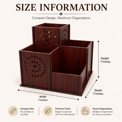 Zesta 4-Compartment Desk Organiser – image 7