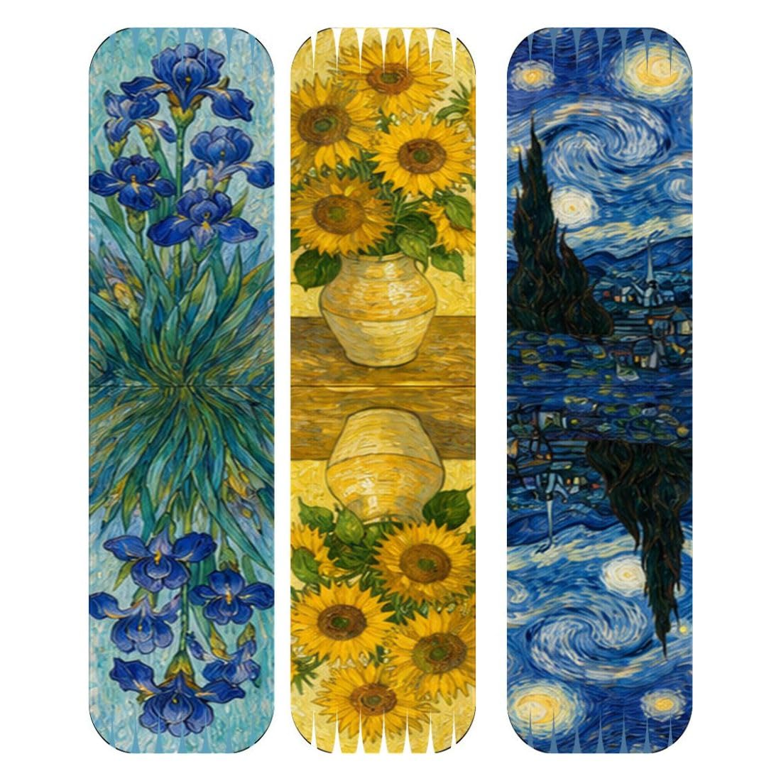 Zesta Van Gogh Inspired Magnetic Bookmarks – Set of 7 – image 3