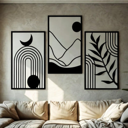 Zesta Scenery Rectangle MDF wooden wall hanging - image 3