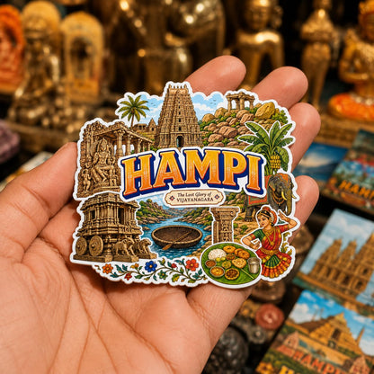 Zesta Hampi wooden fridge magnet - image 4