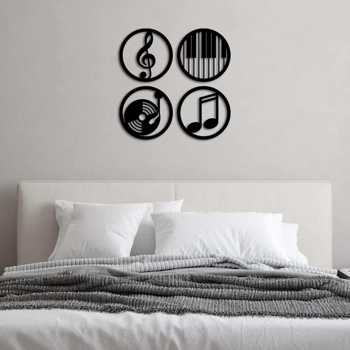 Zesta Music Love MDF wooden wall hanging - image 4