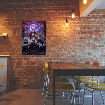 Zesta Demon Slayer self-adhesive MDF wooden wall hanging - image 4
