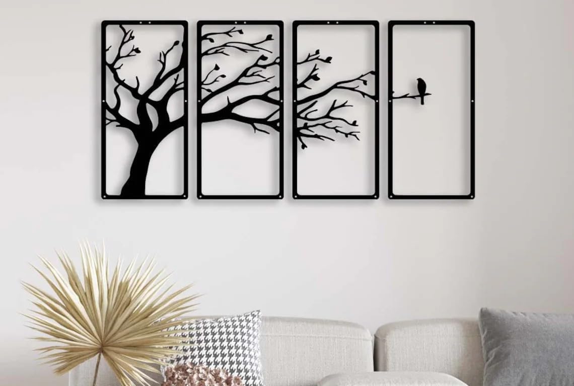 Zesta Birds MDF wooden wall hanging - image 4