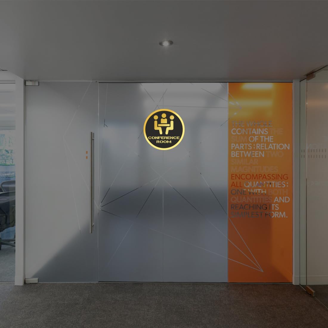 Zesta Conference Room self-adhesive acrylic sign - image 4