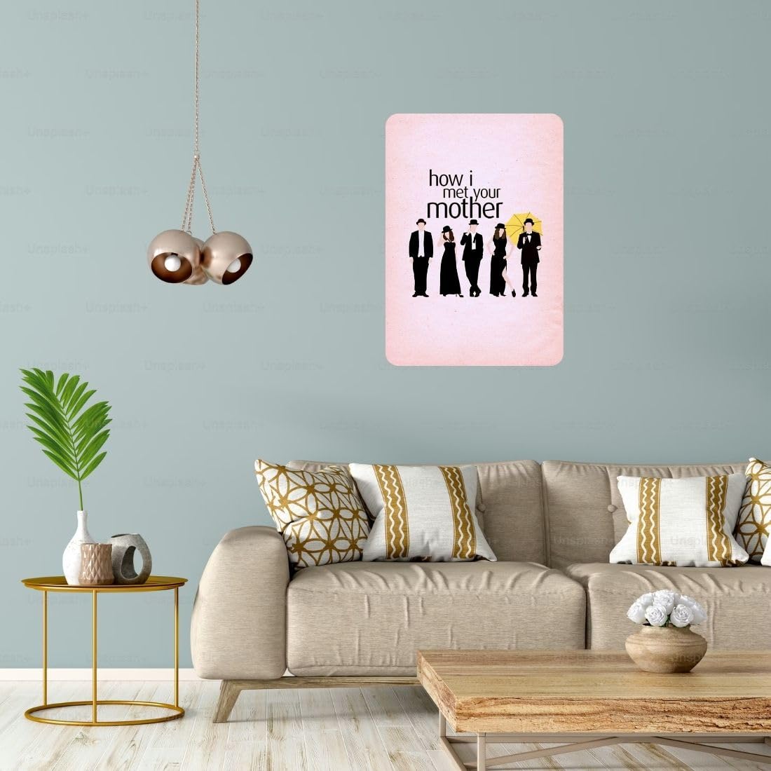 Zesta How I Met Your Mother self-adhesive MDF wooden wall hanging - image 4