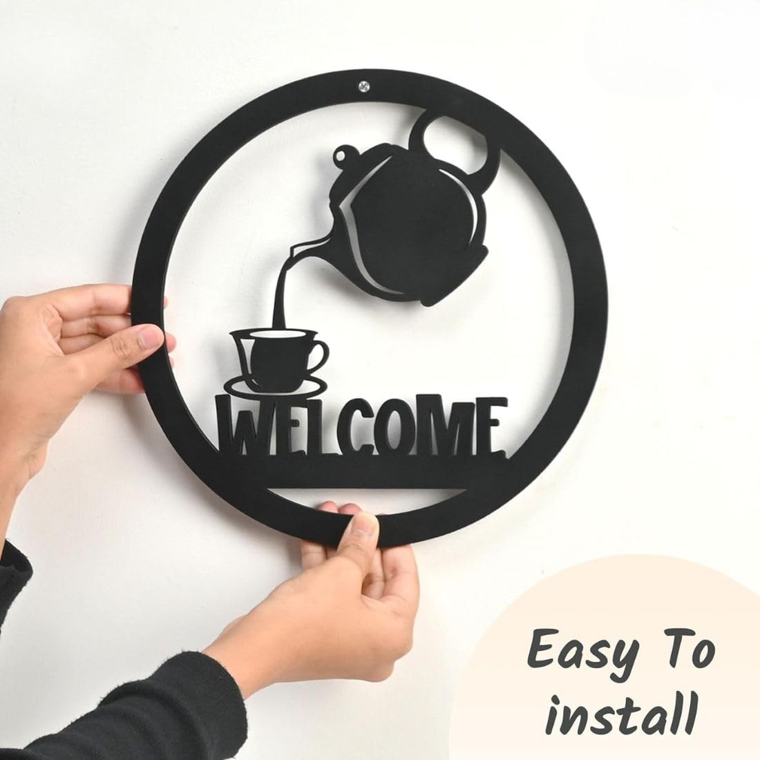 Zesta Welcome MDF wooden wall hanging - image 4