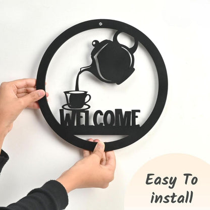 Zesta Welcome MDF wooden wall hanging - image 4