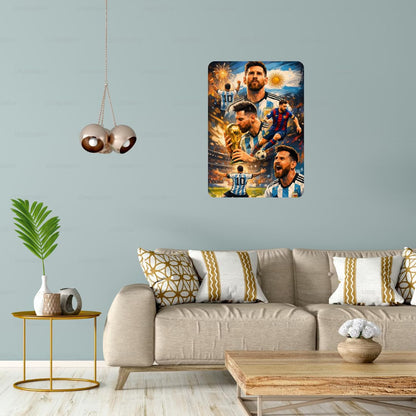 Zesta Messi – Design 4 self-adhesive MDF wooden wall hanging - image 4