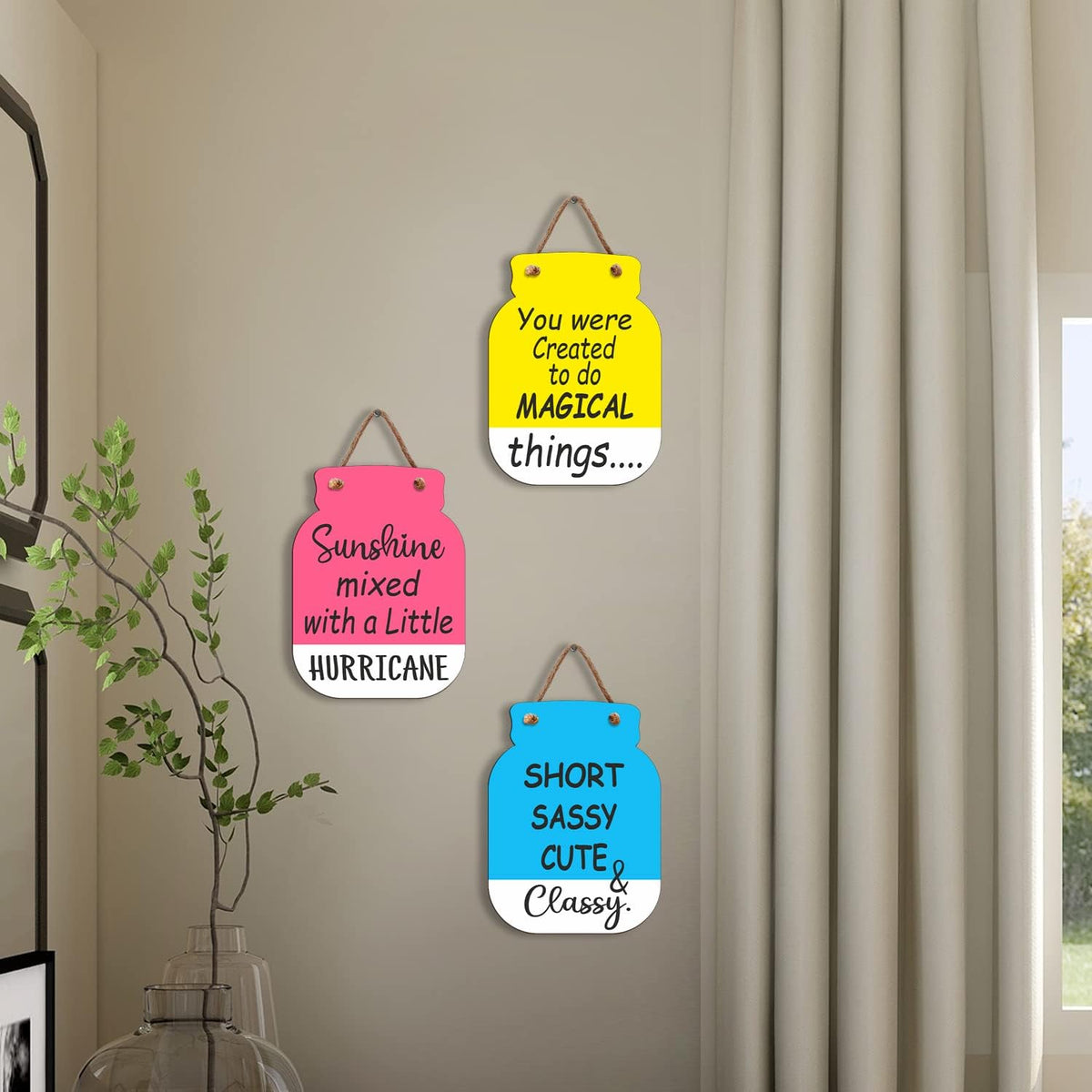 Zesta Jar Design 10 MDF wooden wall hanging - image 4
