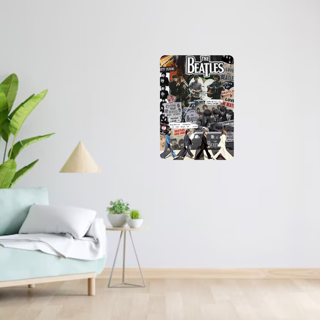 Zesta Beatles – Design 5 self-adhesive MDF wooden wall hanging - image 4