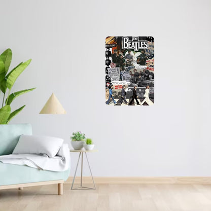 Zesta Beatles – Design 5 self-adhesive MDF wooden wall hanging - image 4