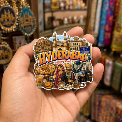 Zesta Hyderabad wooden fridge magnet - image 4