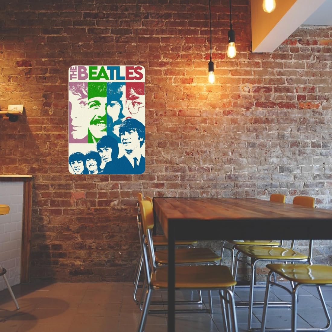 Zesta Beatles self-adhesive MDF wooden wall hanging - image 4