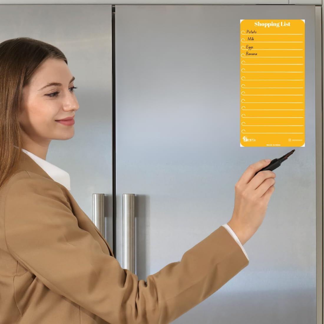 Zesta Pastel Rewritable Magnetic Fridge Planner – image 12