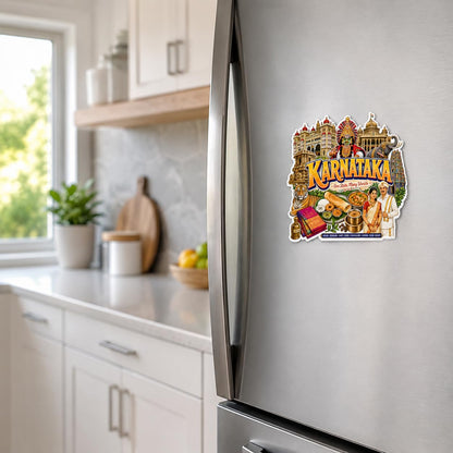 Zesta Karnataka wooden fridge magnet - image 5