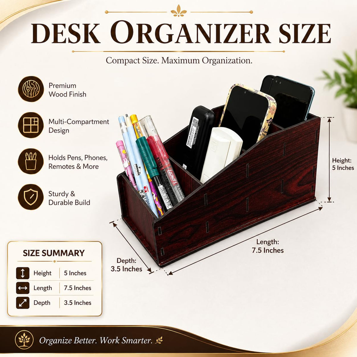 Zesta Large Multi-Holder Desk Organiser – image 5