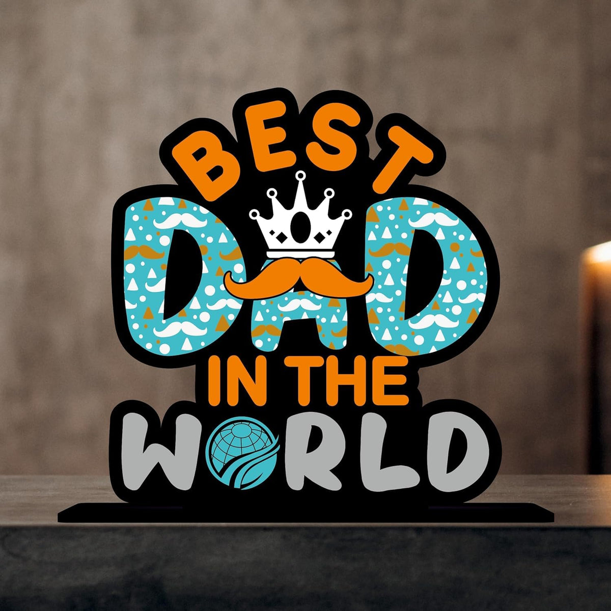 Zesta Best Dad Wooden Table Top Decor – image 5