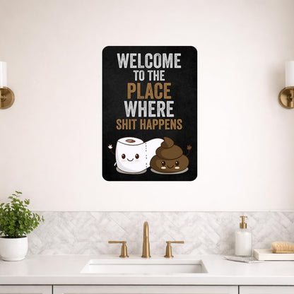 Zesta Bathroom – Design 3 self-adhesive MDF wooden wall hanging - image 5