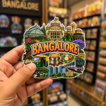 Zesta Bangalore wooden fridge magnet - image 5