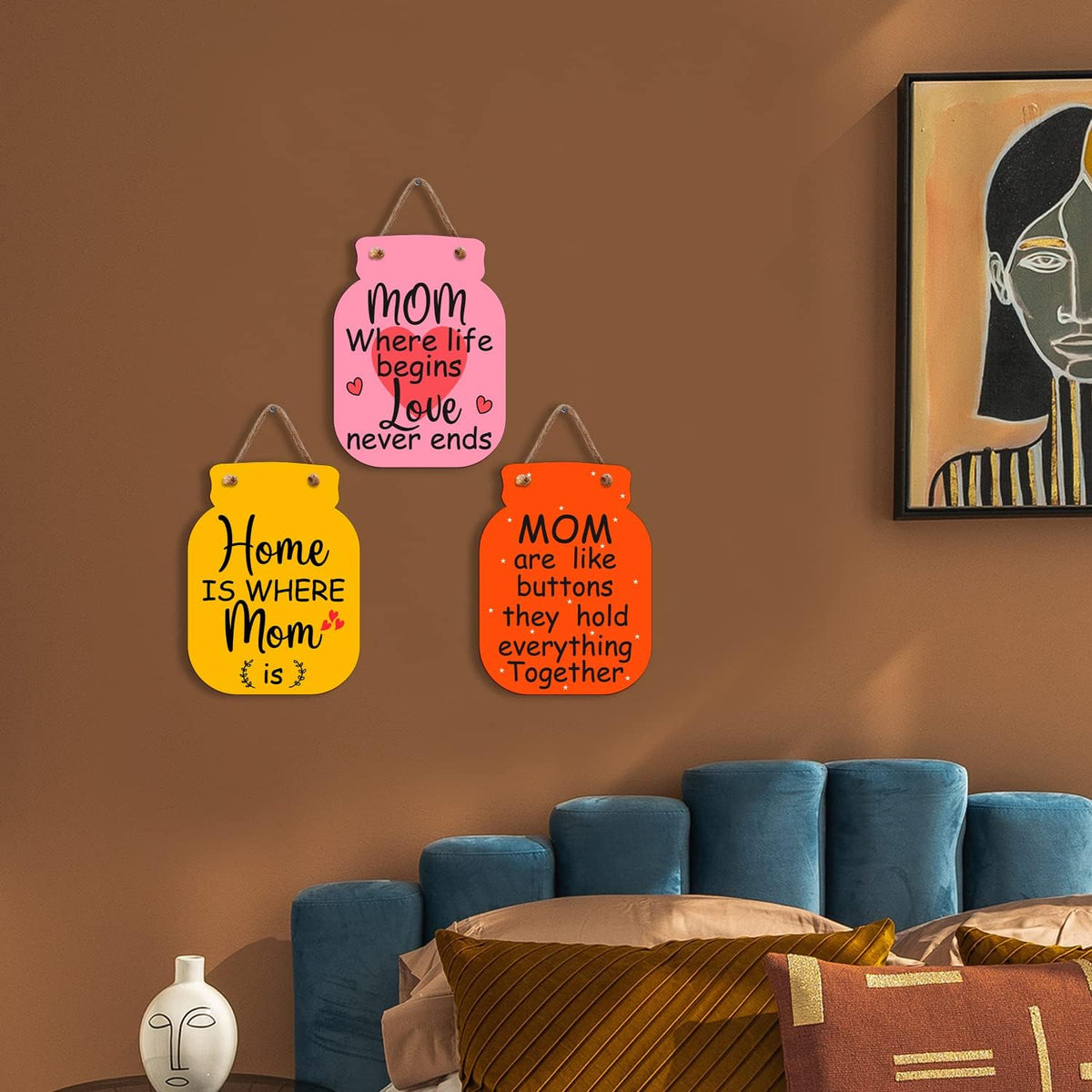 Zesta Jar Design 9 MDF wooden wall hanging - image 5