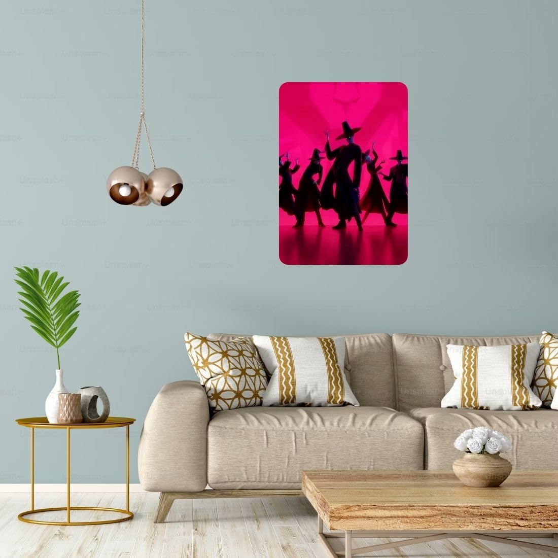 Zesta K Pop Drama Hunter self-adhesive MDF wooden wall hanging - image 5
